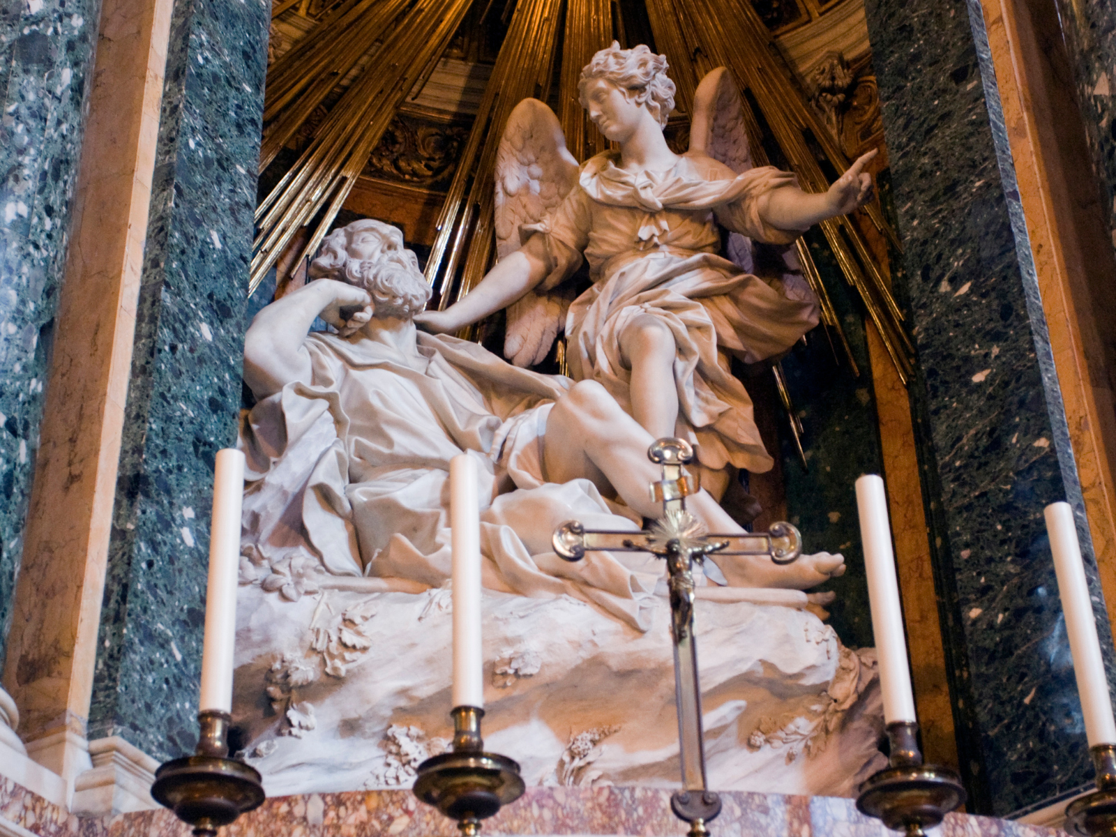 The Dream of St Joseph, a scultural masterpiece of the Baroque period