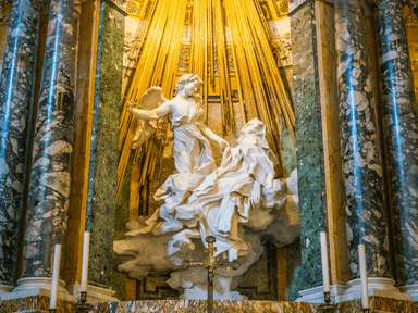 The Ecstasy of Saint Theresa, one of the masterpieces of the Baroque period