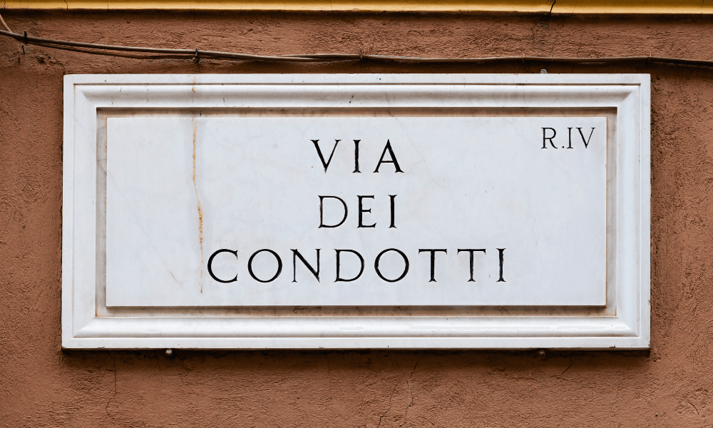 Shopping in Via Condotti