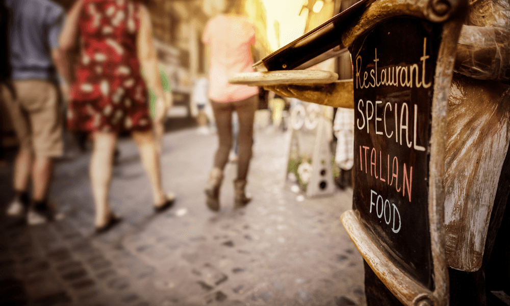 Eating in Rome on Sunday