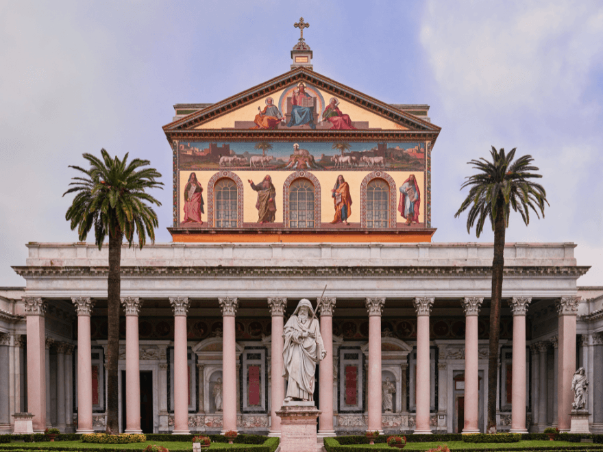 Vue de San Paolo Fuori le Mura
