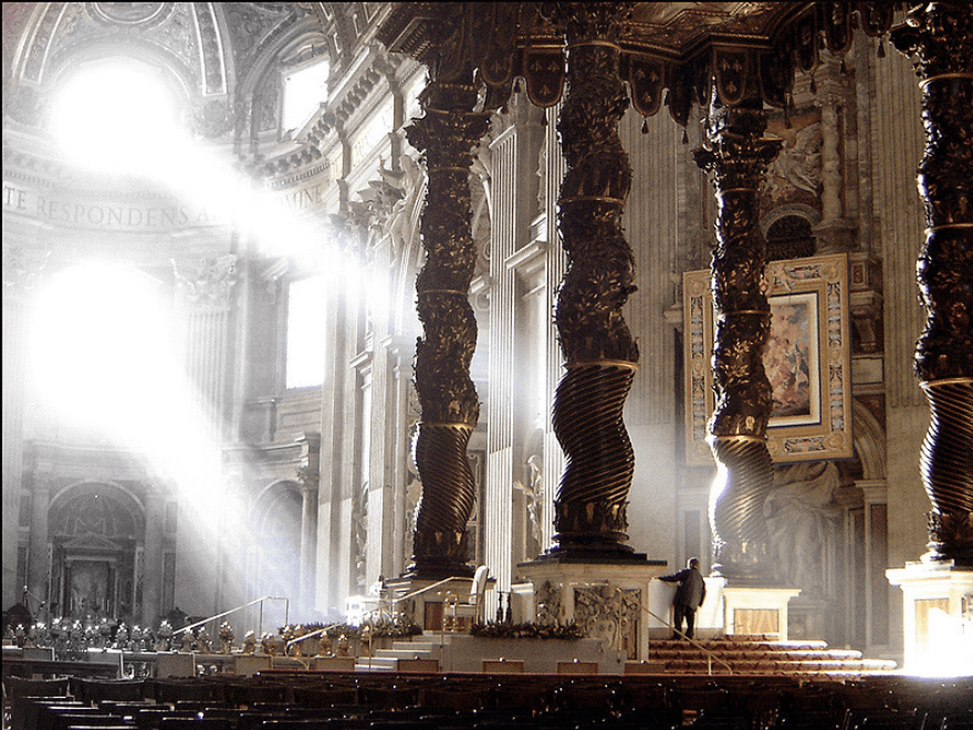 visão interna do Vaticano