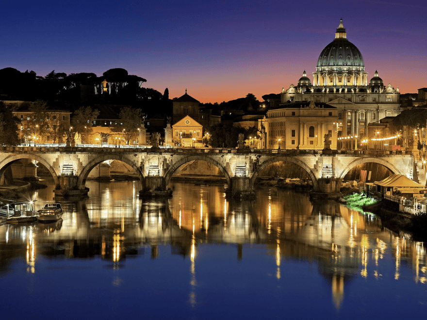 vue sur la Tamise et le Vatican