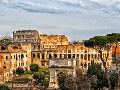 view of colosseum
