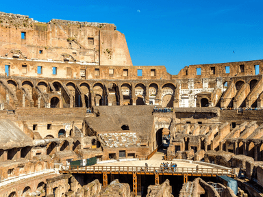 inside colosseum