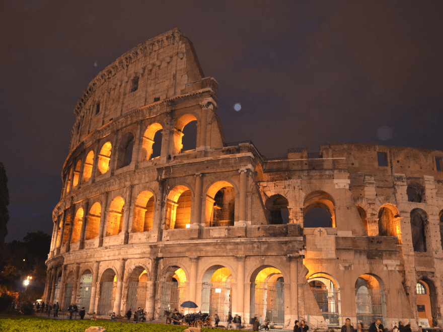 coliseu à noite