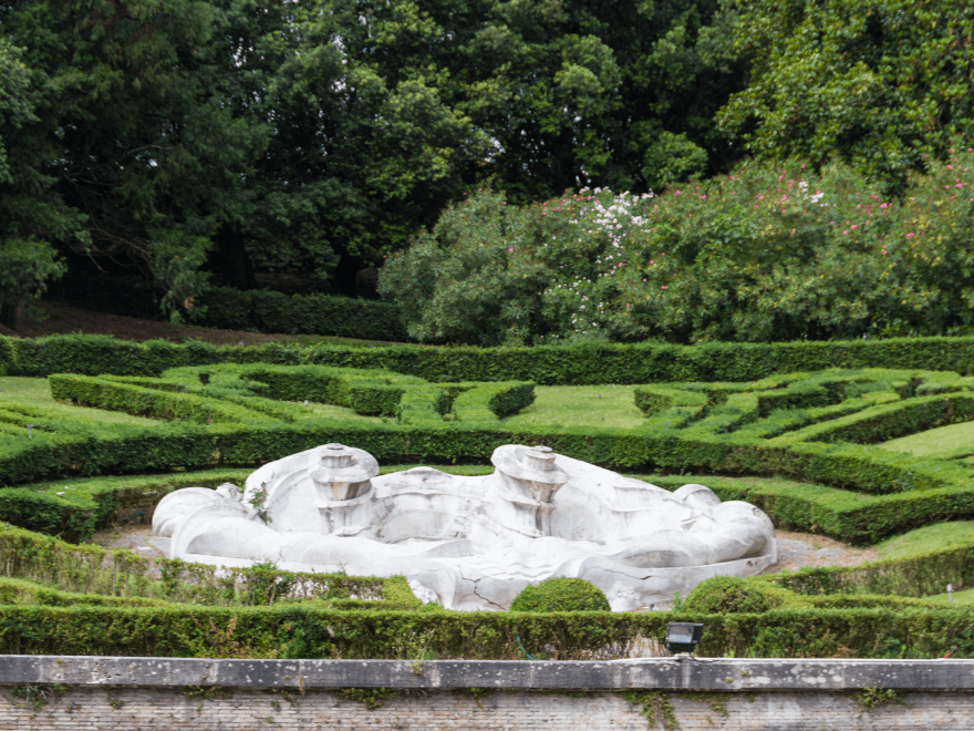 labirinto no jardim do Vaticano