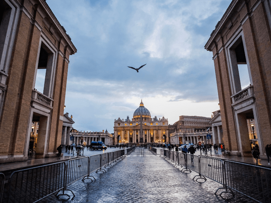 vista da cidade do Vaticano