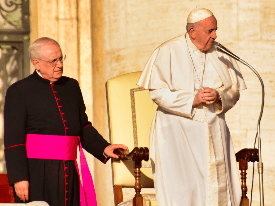 Ansicht von Papst Francesco I