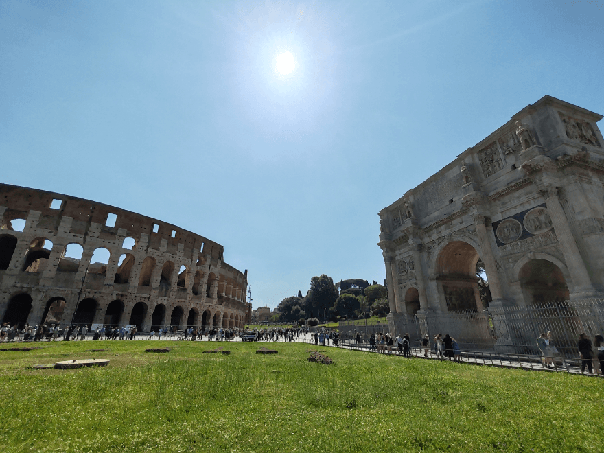 view of colosseum