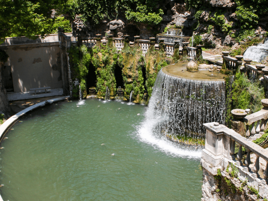 view of villa d'este