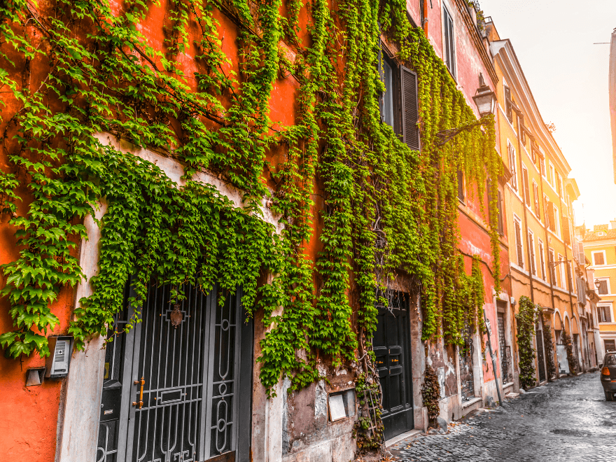 streetview in trastevere