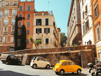 famous shop view in Rome