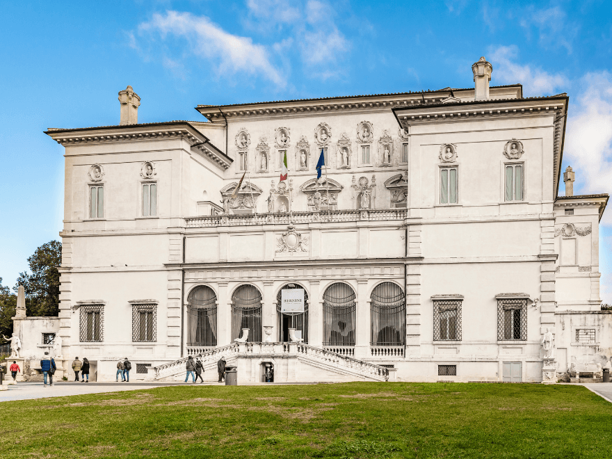 view of villa borghese
