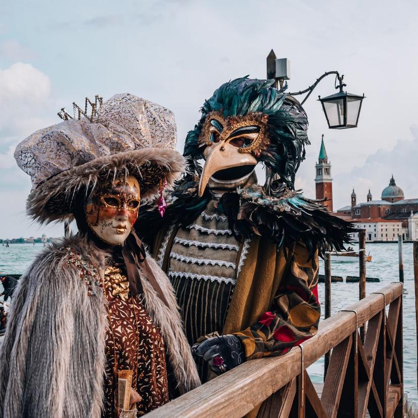 Traditional Venice Carnival Mask