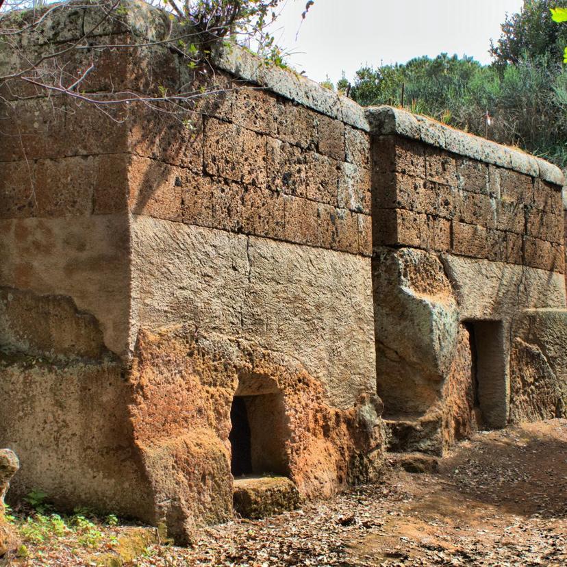 Necropolis of Cerveteri, one of the most important sites in Italy
