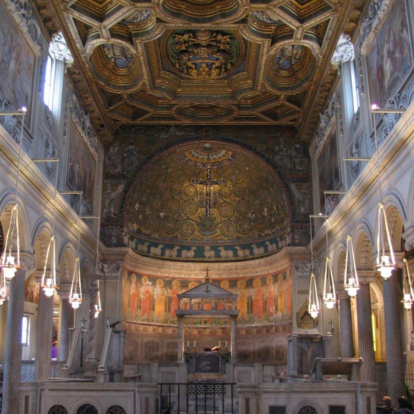 Inside St. Clement's Church near to Colosseum