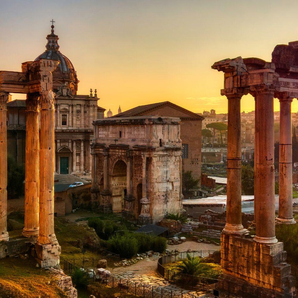 Roman Forum at Winter Sunset – Rome Events November 2025