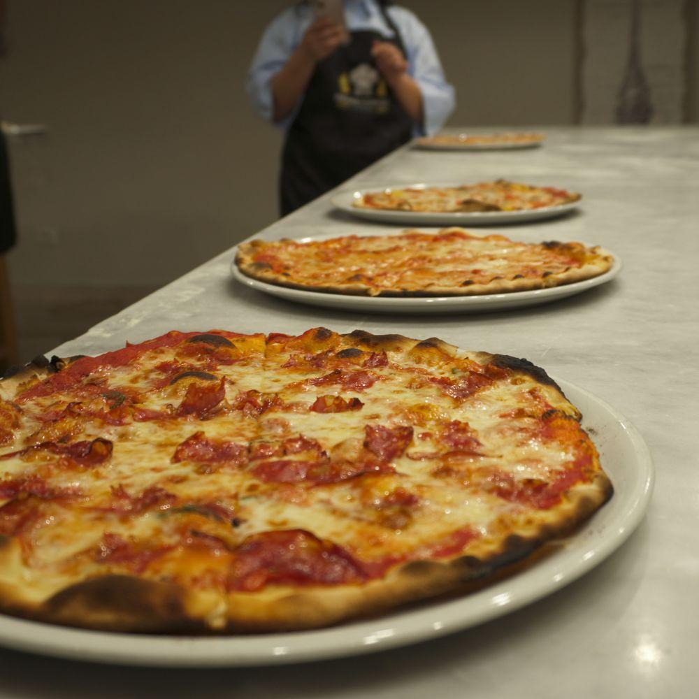 making pizza in rome