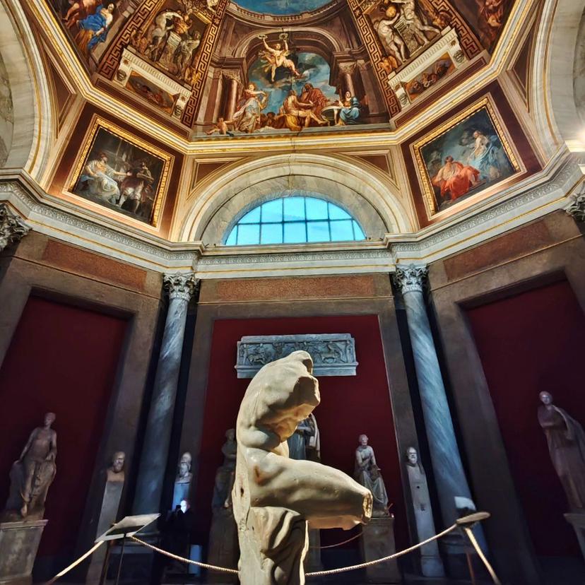 Torso del Belvedere Room inside Vatican Museums