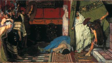 Sir_Lawrence_Alma-Tadema_RA_OM_-_A_Roman_Emperor_Claudius Sir Lawrence Alma Tadema, A Roman Emperor 41 AD