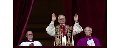 Pope Leo XIV Pope Leo XIV (Robert Francis Prevost) standing in Vatican attire