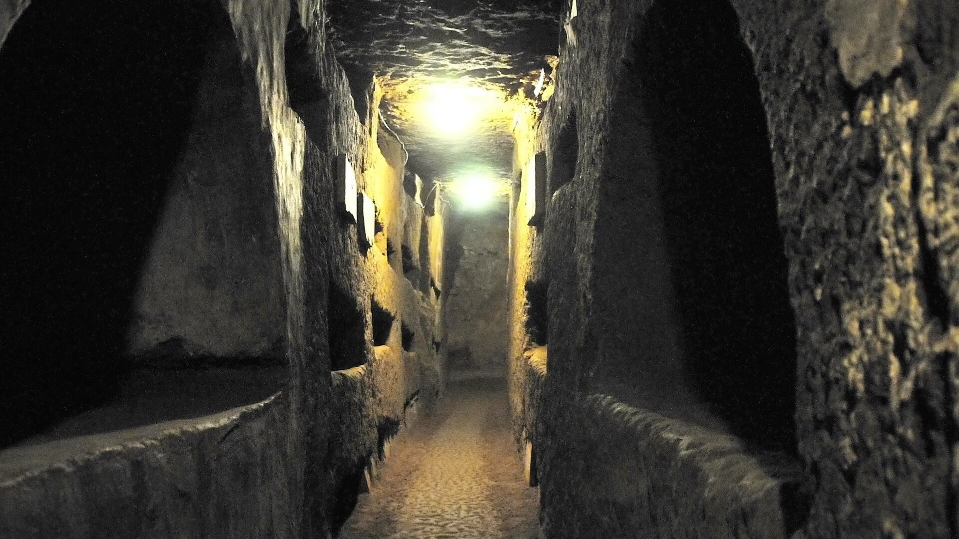 Catacumbas de Domitilla Crédito de la foto Dennis Jarvis Recortada