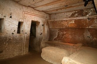 Visite de la nécropole de Cerveteri