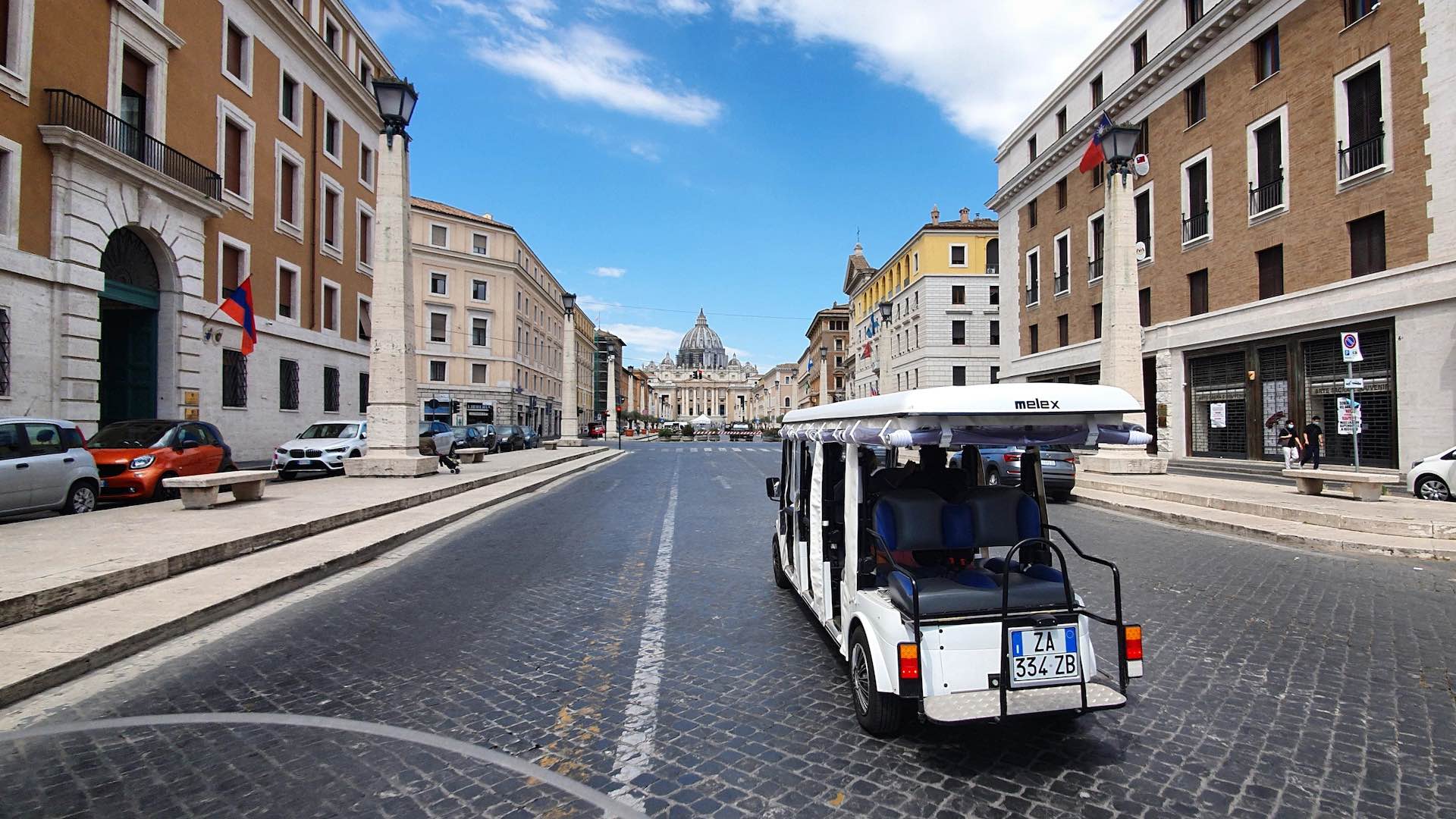 tour golf car roma