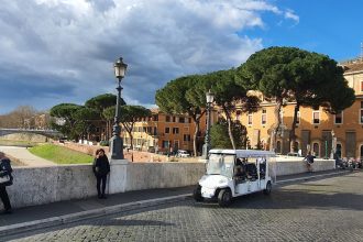 Visite de Rome en voiturette de golf