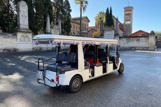 Tour de carrinho de golfe em Roma