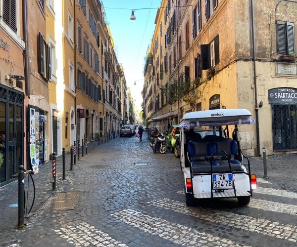 Tour de carrinho de golfe em Roma