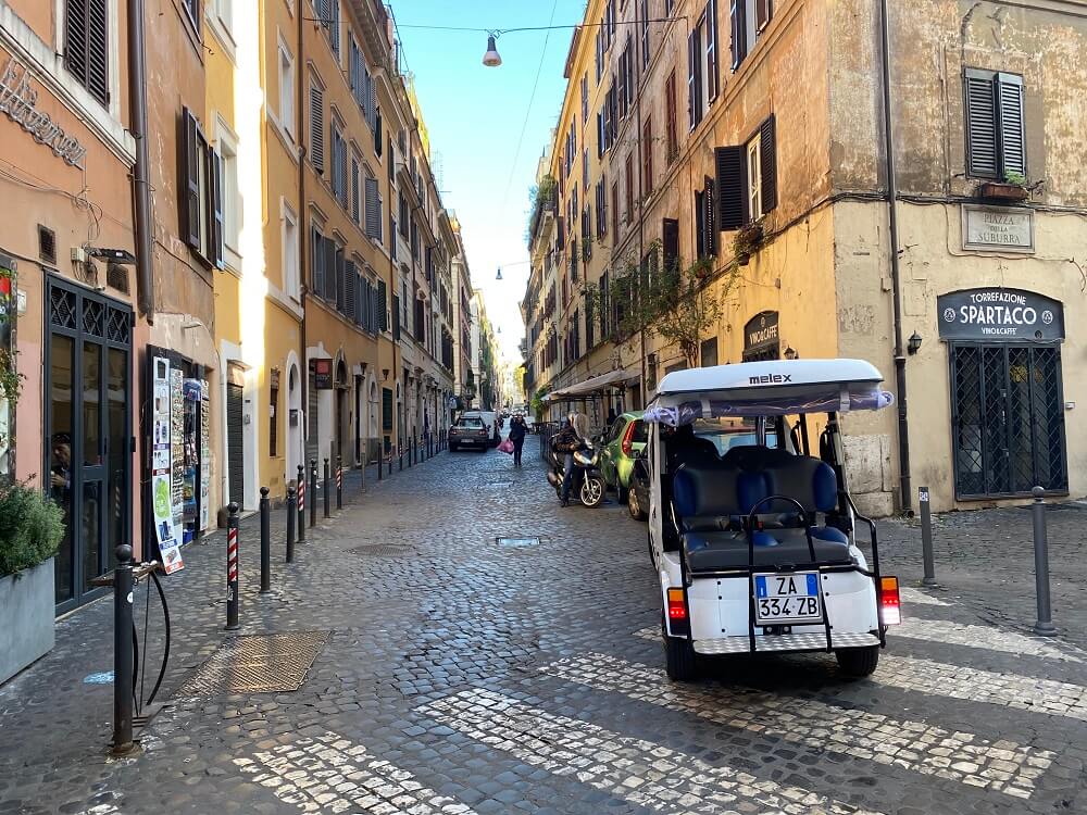 Golf Cart Tour of Rome