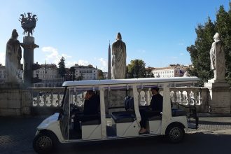 Tour de carrinho de golfe em Roma