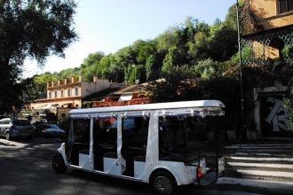 Tour em carrinho de golfe em Roma e degustações de comida Testaccio