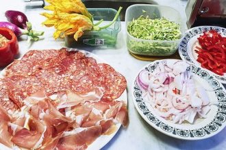 Clase de almuerzo dominical italiano con compras en el mercado de agricultores | Compartido