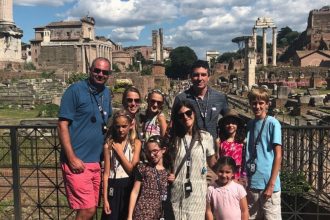 Watercolor Painting on the Palatine