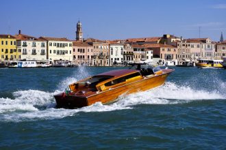 Viagem da lagoa de Veneza