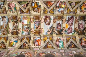 Ceiling frescoes from the Sistine Chapel