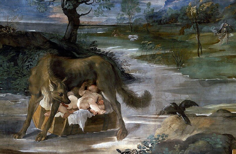 Romulus et Remus par Caracci