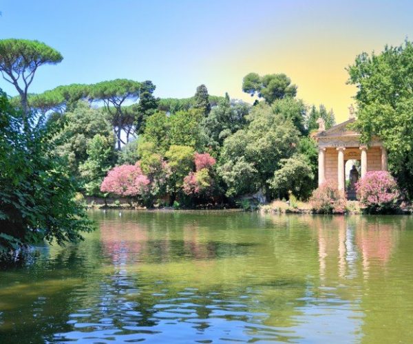 Jardins et galerie de la Villa Borghese