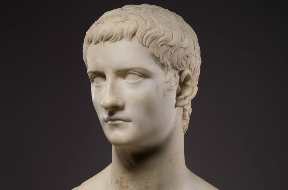 Caligula Marble Bust