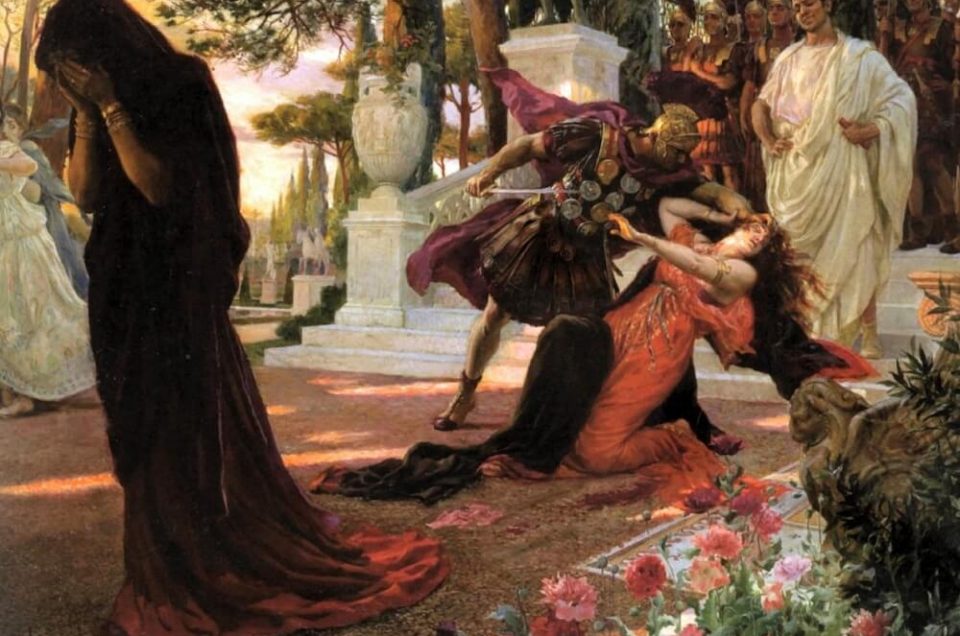 Georges Antoine Rochegrosse, The Death of Messalina (1916)