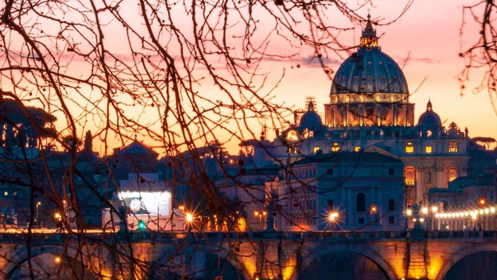 The Vatican as seen on our Rome by night tour