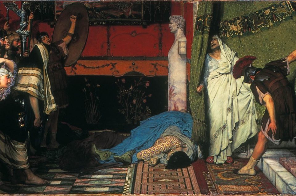 Sir Lawrence Alma Tadema, un emperador romano del 41 d.C.