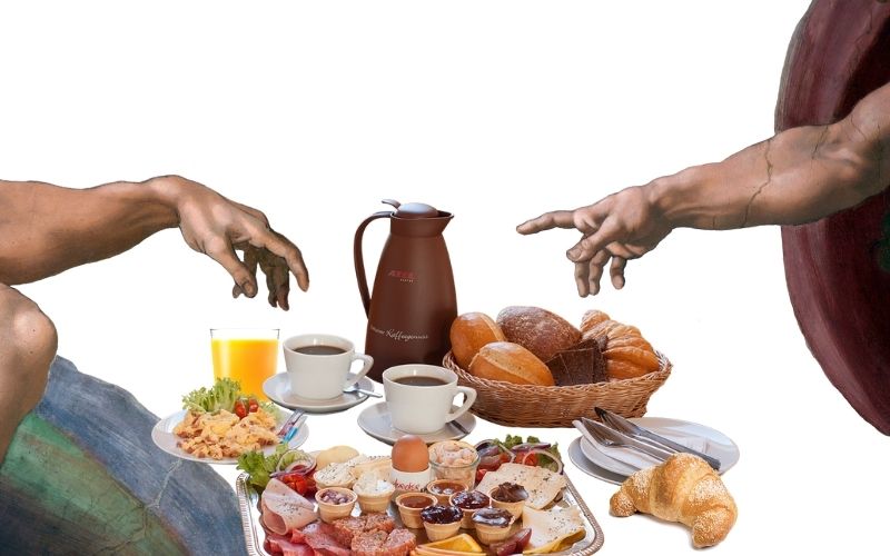 Breakfast at the Vatican