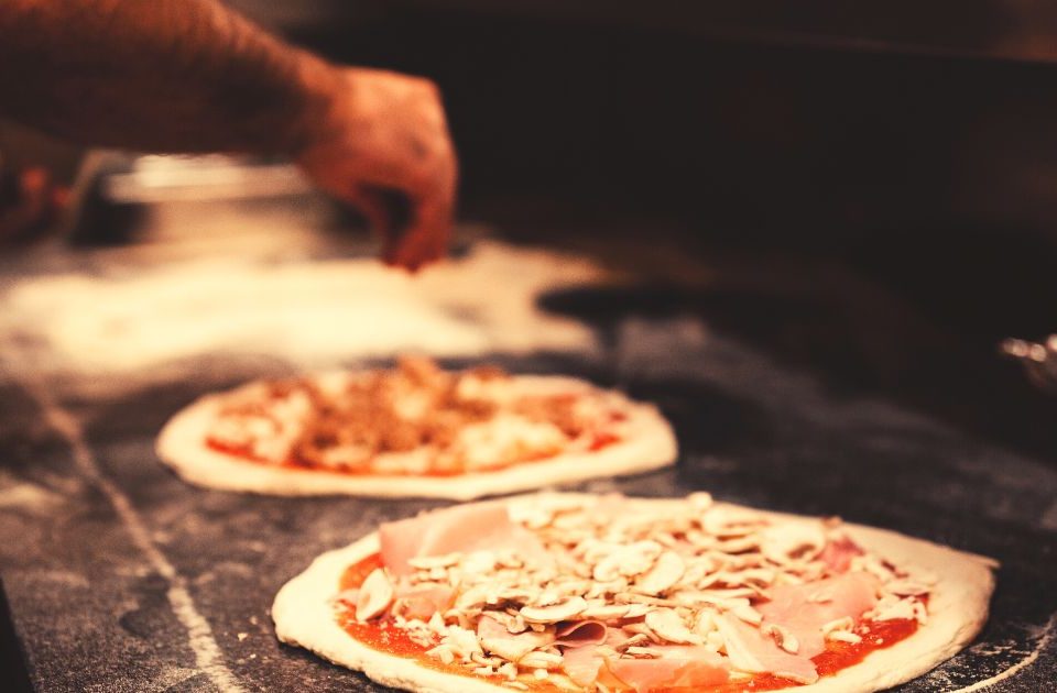 Clase de cocina de pizza en Roma