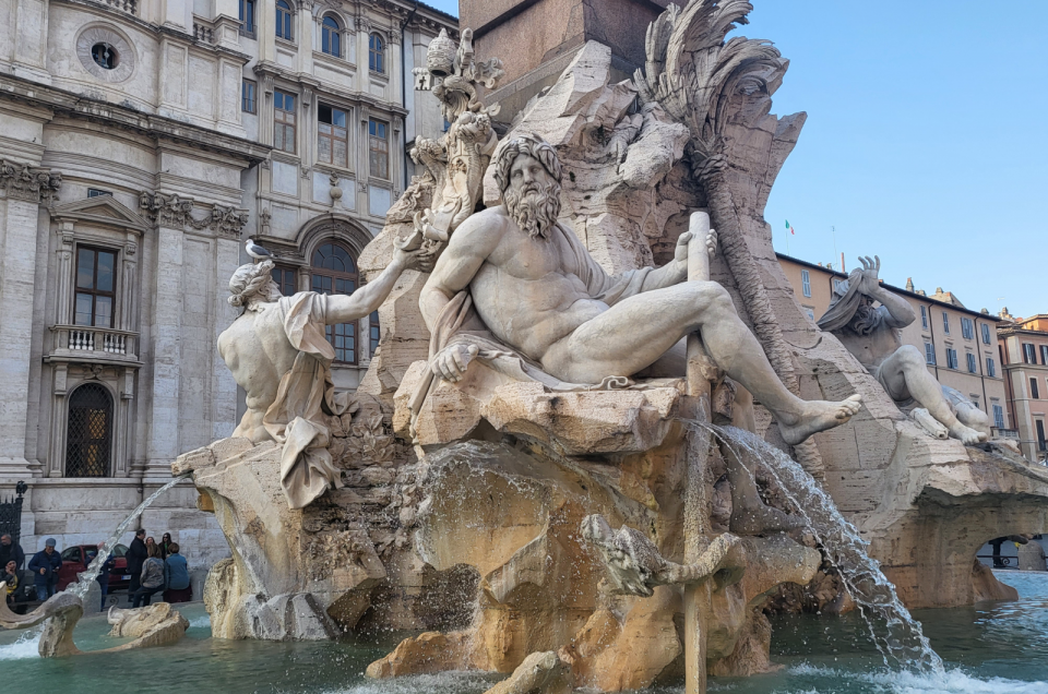 Fontaine des Quatre Fleuves, un chef-d'œuvre culturel de la période baroque