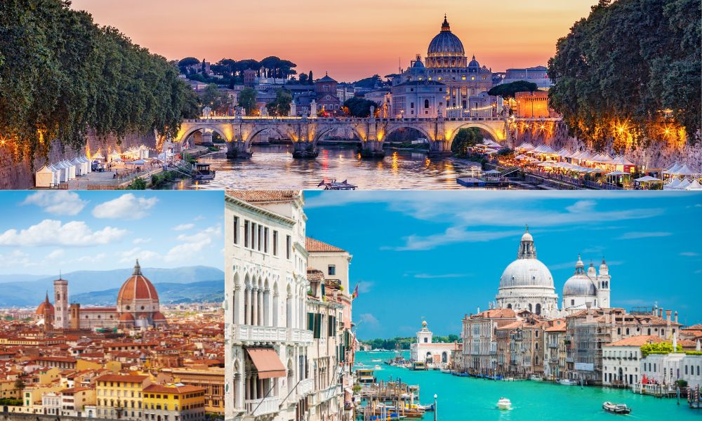 Rome, Florence and Venice