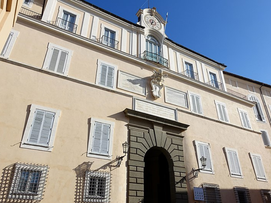 front view of castel gandolfo